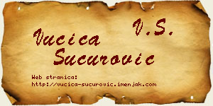 Vučica Šućurović vizit kartica